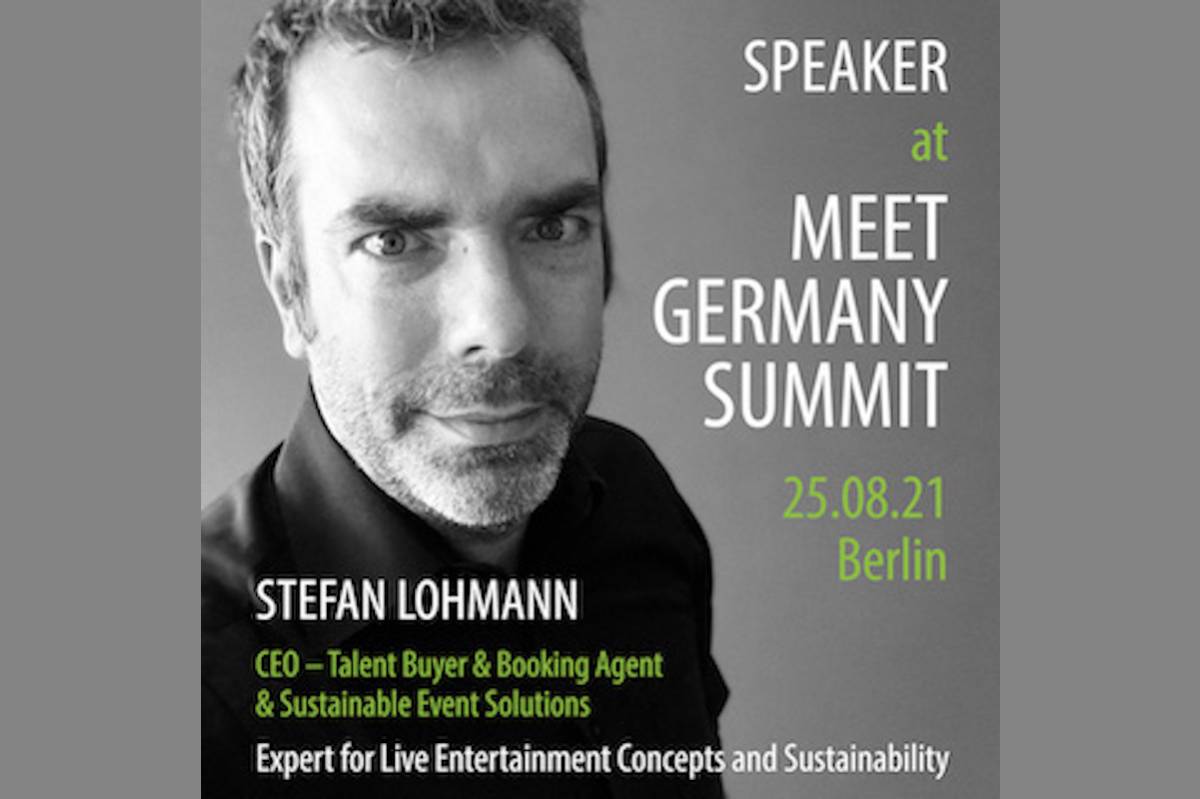 Sustainability expert Stefan Lohmann Speaker at the Meet Germany Summit